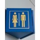 thumbnail image 2 of Toilet Sign 2pcs/set Toilet Men,women Sign 3d Mirror Wall Sticker Door Home Decoration Clear Guidance, 2 of 5