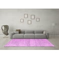 thumbnail image 3 of Ahgly Company Indoor Square Oriental Pink Industrial Area Rugs, 5' Square, 3 of 4