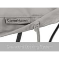 thumbnail image 5 of Covermates Rectangular Table Top Cover - Heavy-Duty Polyester, Weather Resistant, Drawcord Hem, Middle Buckle Strap, Patio Table Covers, Square 24W x 24D x 6H, Ripstop Grey, 5 of 8