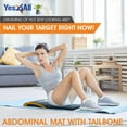 thumbnail image 5 of Yes4All Ab Exercise Mat with Tailbone Protecting Pad for Abs Workouts (Orange), 5 of 7