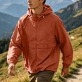 thumbnail image 2 of Danhjin Men's Sun Protection Jackets Hooded Long Sleeve Outerwear Fishing Hiking Lightweight Full Zipper Jackets, 2 of 10