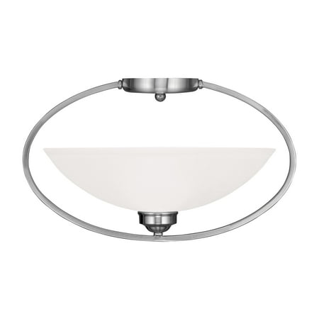 Livex 4237-91 Somerset Ceiling Medallion Lighting 19in Brushed Nickel 1-light