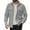 AK11_Light Gray, variant on Men's Corduroy Button Down Shirts Solid Color Jackets Casual Long Sleeve Lightweight Overshirts with Flap Pocket Khaki L
