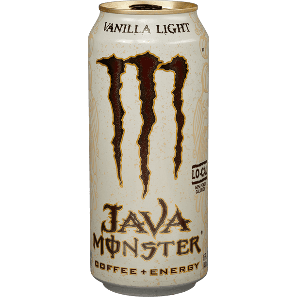 Java Monster, Vanilla Light, 15 Fl Oz, 12 Count