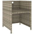 thumbnail image 4 of vidaXL Patio Dining Set 6 Piece Outdoor Dining Table and Chairs Poly Rattan, 4 of 9