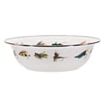 thumbnail image 4 of Golden Rabbit Enamelware Fishing Fly Pattern - 4 qt Serving Bowl - Golden Rabbit Enamelware, 4 of 4