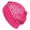 Hot Pink, variant on Womens Crochet Mesh Hair Snood Net Cap Wide Elastic Band Open Weave Bun Cover Head Covering under Scarf at Home or Sleep Rose Gold