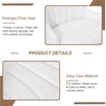 thumbnail image 4 of Juego de 4 taburetes de bar VECELO con altura de mostrador ajustable, color blanco, 4 of 7