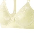 thumbnail image 3 of Cute Bras for Women Back-Smoothing Bra Feature V-Neck T-Shirt Bra Style W-200 Beige M, 3 of 4