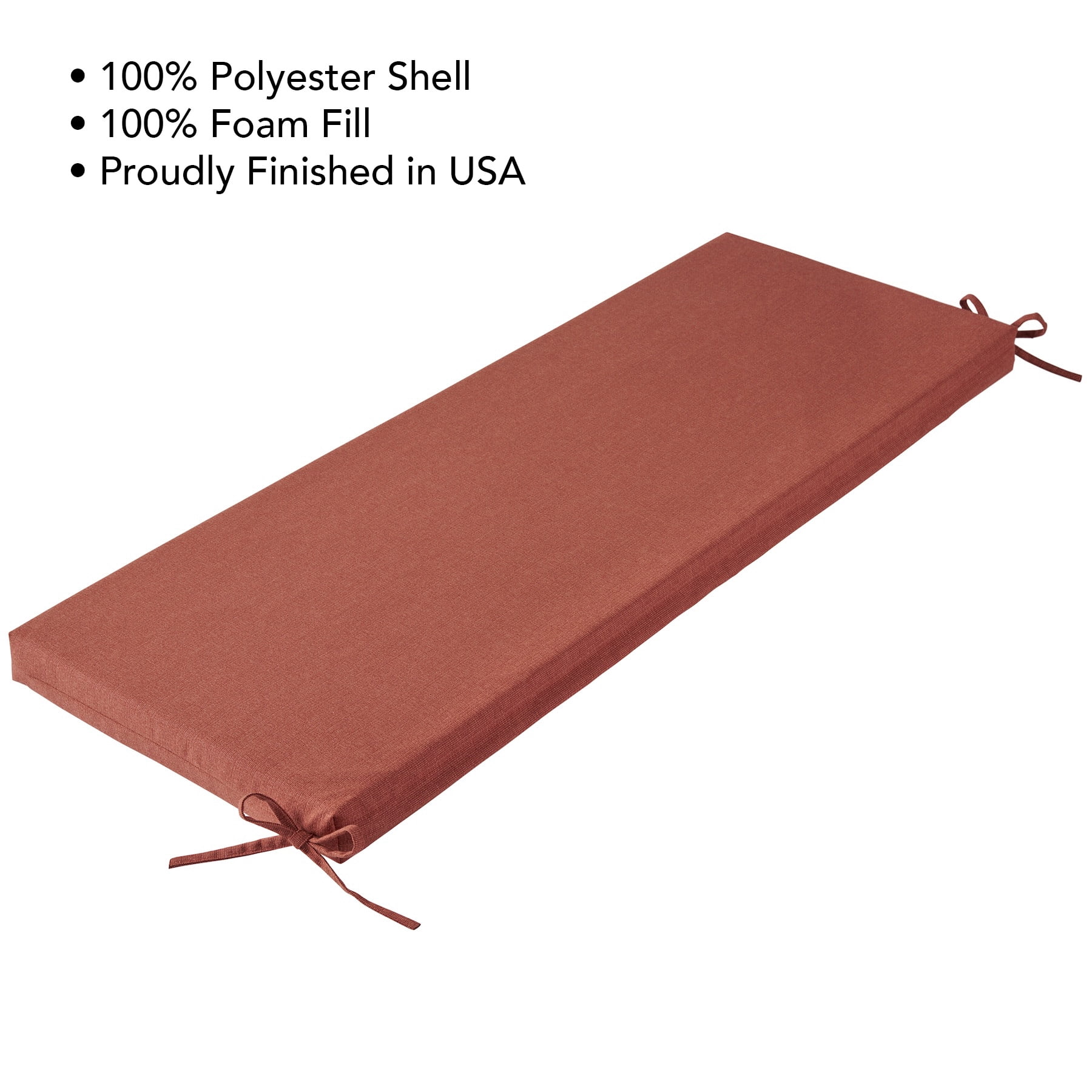 Better Homes & Gardens Outdoor Bench Seat Cushion, 1-Piece
