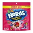 NERDS Gummy Clusters, Candy, Rainbow, Crunchy and Gummy, 18.5 oz-Pack of 6