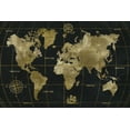 thumbnail image 2 of Nan 18x13 Gold Ornate Wood Framed with Double Matting Museum Art Print Titled - Golden World, 2 of 4