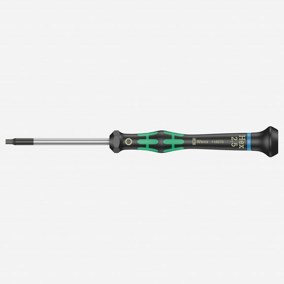 Wera 118070 2.5 x 60mm Kraftform Micro Hex Precision Screwdriver