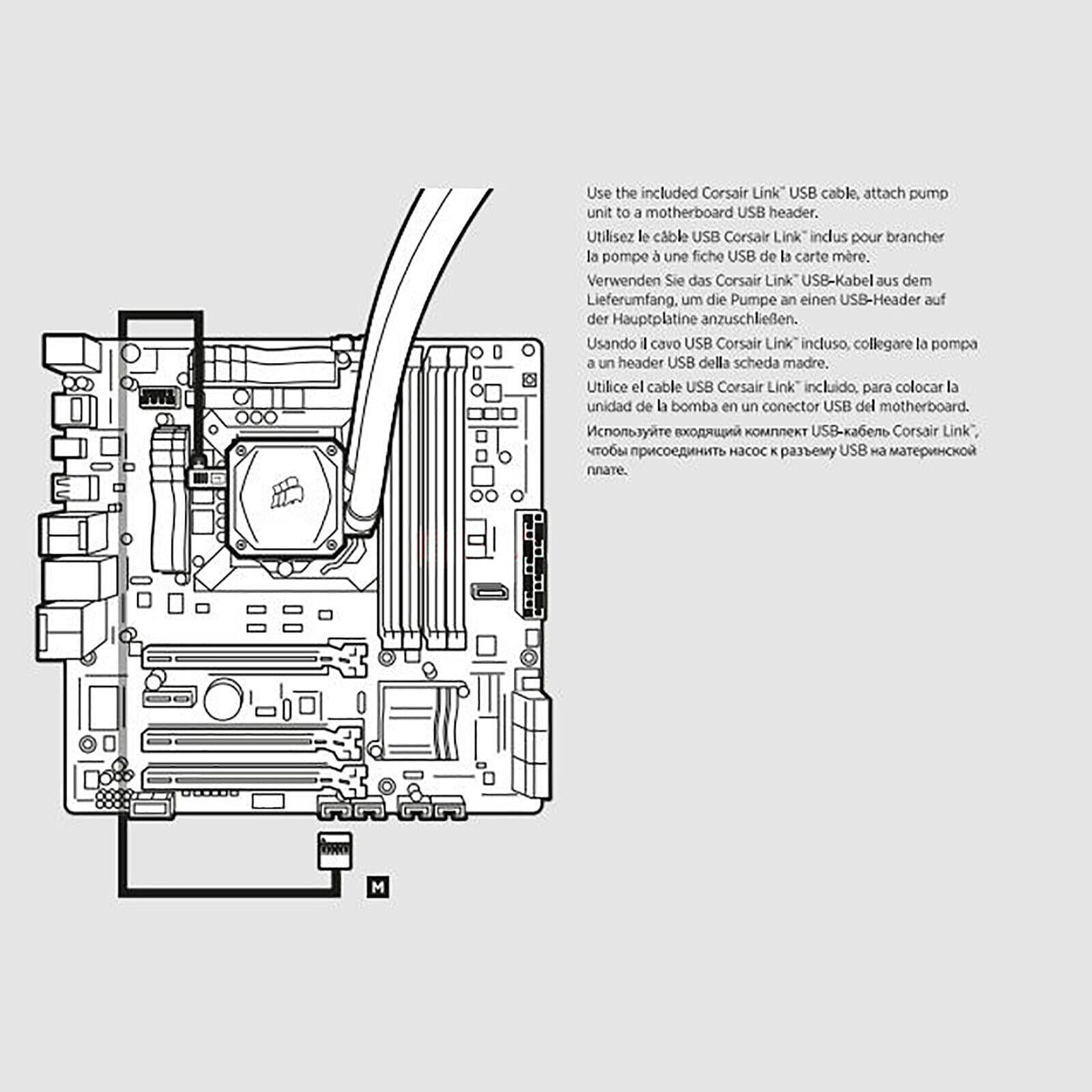 NATEFEMIN AMD Steel Mount for Corsair H60 H100i GT Series CPU Water Cooler Heatsink System BracketFM2
