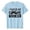 Light Blue, variant on Men I Paused My Game To Be Here Letter Print Short Sleeve Round Neck Tennis T Shirt Floral Fashion Trend Bottoming