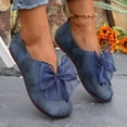 thumbnail image 4 of Willtoo Women's Faux Suede Square Toe Ballet Flats Bowknot Shoes Women Dressy Comfortable Slip-On Loafers Ballerina Flats, 4 of 7