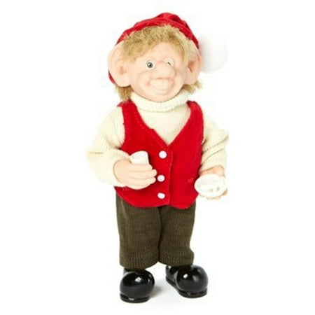 7.5" Zims The Elves Themselves Thadious Collectible Christmas Elf Figure