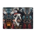 thumbnail image 7 of Area Rugs For Living Room Decor - Pirate Bulldog On Deck Soft Anti Slip Throw Washable Rugs 5x7 For Bedroom, Indoor Carpet For Bedroom Living Room 80x58In, 7 of 7