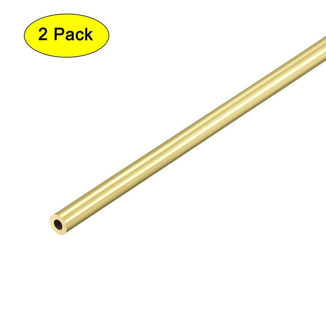 Tuberías rectas de latón Uxcell 4mm x 1mm