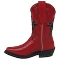 thumbnail image 2 of CORRAL Kids' Red Bronco Embroidered Snip Toe Cowboy Boots G1054 (10 D(K) US), 2 of 3