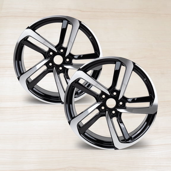2Pcs 19x8.5 Inch Machined Black Wheel Rim For Honda Accord 2018-2022