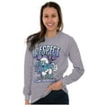 thumbnail image 4 of The Smurfs Kanji Respect the Hustle Unisex Plus Size Long Sleeve Shirt Brisco Brands 2X, 4 of 5