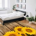 thumbnail image 6 of Area Rugs 2x3 Ft Rustic Sunflowers Wood Grain Texture Vintage Pastoral Non-Slip Washable Rug Indoor Rug Floor Mats Non Shedding Carpet for Living Room Bedroom Dining Room Home Decor, 6 of 8