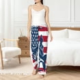 thumbnail image 4 of Honeii fisherman fishing with USA flag for elegant Women's Lounge Pants and Pajama Pants, crafted for ultimate comfort in your sleepwear essentials-Medium, 4 of 6