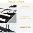 thumbnail image 4 of Dextrus Lift Up Metal Storage Platform Bed Frame, Queen, 4 of 5