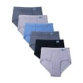 thumbnail image 2 of Fruit of the Loom Men's Cotton Mid-Rise Fashion Briefs 3-Pack (XX-Large (44-46")), 2 of 4