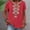 Brick Red, variant on Vinsonshop Casual Linen Tops for Women Bohemian Cotton Embroidered Linen Tops Bohemian Tops Cotton Linen Blouse Boho Gauze Tops Bohemian Tunic Shirt Summer 2026 Fashion Beige L