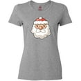 thumbnail image 3 of Inktastic Cute Santa Claus Face Women's T-Shirt, 3 of 5