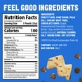 thumbnail image 2 of Mavericks Chocolate Chip Bolt Cookies - Plant-Based Chocolate Chip Cookies, Healthy, Plant-Based Snack for Kids, Nut Free, 40% Less Sugar - 1 Box (8 Snack Packs), 2 of 7