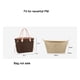 thumbnail image 4 of Organizador divisor moldeador protector personalizado inserto de monedero organizador de bolsos con cremallera apto para Neverfull PM 29x22x13cm, 4 of 5