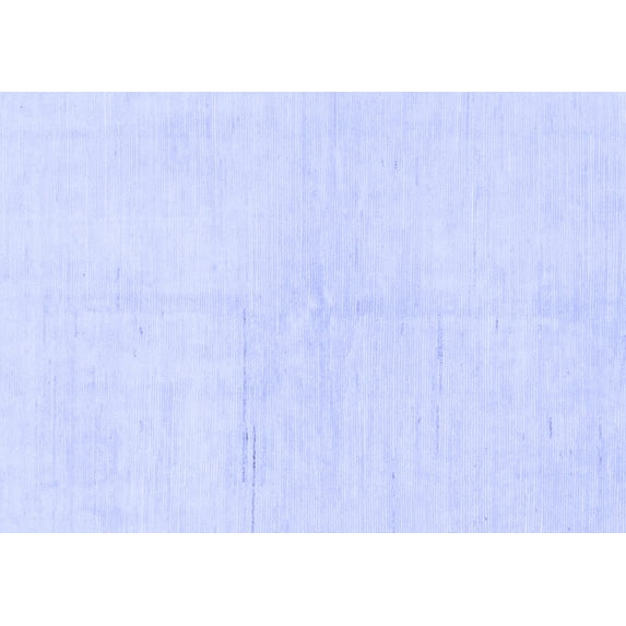 Ahgly Company Indoor Rectangle Solid Blue Modern Area Rugs, 4' x 6'