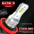 thumbnail image 6 of For Acura RSX 2002 2003 2004 6X LED Headlight Bulb H1 H1 High Low Beam + H11 Fog Light Pack of 6, 6 of 11