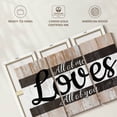 thumbnail image 6 of Elephant Stock All Of Me Song Typography Wall Sign Wall Art - Horizontal Multi Panel Canvas - Living Room Wall Decor - Wall Signs Multi Panel - Gray And Beige Decor - 65" x 42", 6 of 8