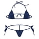 thumbnail image 1 of Womens Brazilian Swimwear Thong Bikini Set Bra G-String Underwear Lingerie, 1 of 8