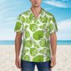 thumbnail image 2 of Balery Green Various Lemons Camisas hawaianas de manga corta para hombre, camisas playeras de corte holgado, camisas de vacaciones con botones,Medium, 2 of 7