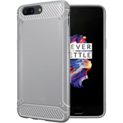 TUDIA Carbon Fiber Fit Designed for OnePlus 5 Case, [TAMM] Ultra Thin TPU Slim Protective Phone Case for OnePlus 5