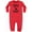 Red, variant on Daddy Future Hunting Buddy Baby Fleece Romper