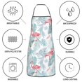 thumbnail image 6 of Pofeuu Tropical Flamingo Print Aprons with Pockets, Cute Aprons for Kitchen, Cooking, Server, Barber, Chef Apron, 6 of 7