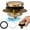 Brushed Gold, variant on Bathtub Drain Stopper, Tub Stopper/Bathtub Plug for Tip Toe/Trip Lever/Lift&Turn Tub Drains, Bath Tub Drain Stoppers Designed for 1.5"-1.72" Drain Hole w/3 O-Rings,Chrome Plated
