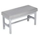 thumbnail image 3 of Comedor 2 sillas y 1 Banca con Mesa Rectangular Gris Camacho, 3 of 4