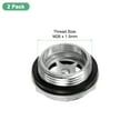 thumbnail image 3 of Uxcell 2 Pack Air Compressor Oil Sight Glass M26 x 1.5mm Glass for Air Compressor, 3 of 5