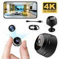 thumbnail image 1 of Cámara de vigilancia para interiores y exteriores, minicámara inalámbrica HD 4K WiFi, resolución ajustable, con visión nocturna y detección de movimiento, para casa, oficina y tienda., 1 of 5
