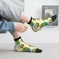 thumbnail image 2 of Pofeuu Cute Cartoon Cactus Print 30cm Socks, Adult Running Hiking Socks for Youth and Adult, 2 of 7