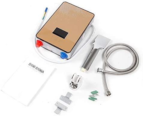 4.5KW Electric Tankless Water Heater Color Screen Host Instant Water Heater with Shower