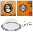 thumbnail image 4 of Ventana de La Burbuja de La Cerca Del Animal Doméstico para Los Perros Ventana de La Cerca de La Bóveda de Acrílico Del Jardín Del Gato Sunnimix Ventana de valla de animales, 4 of 8