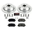 thumbnail image 3 of PowerStop Rear Z23 Evolution Sport Carbon-Fiber Ceramic Brake Pad and Drilled & Slotted Rotor Kit Fits: CHEVROLET GMC Select Models K7127, 3 of 10